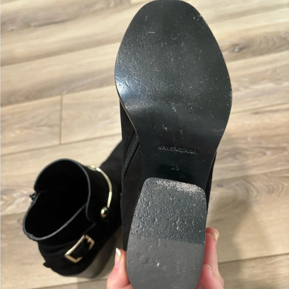 Balenciaga questions leave